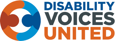 Logo for Disability Voices United