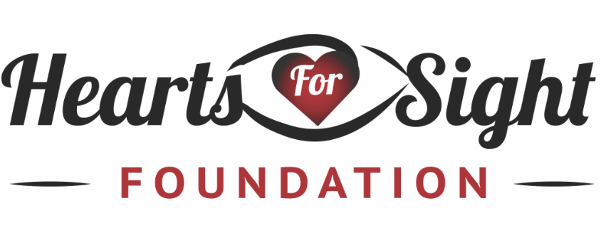 Logo for Hearts for Sight Foundation